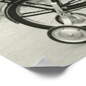 Girl Riding Brad Poster (Ecke)