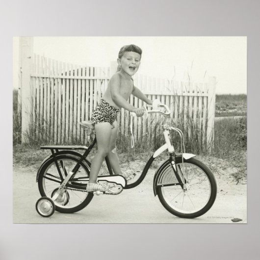 Girl Riding Brad Poster (Vorne)