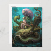 Girl Rive Lugano Unexpected Classic Tour Postkarte (Vorne/Hinten)