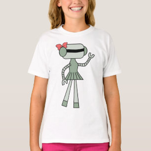 Girl Robot Girls T - Shirt