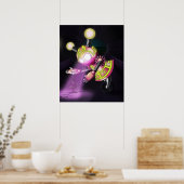 Girl Robot Poster (Küche)