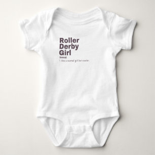 Girl - Roller Derby Baby Strampler