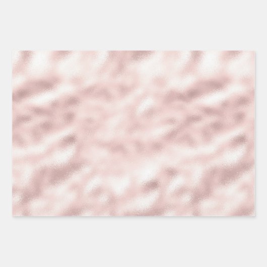 Girl-Rosa-Glitzer Geschenkpapier Set (Vorderseite 2)