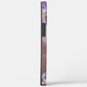 Girl Rose Gold Glitzer Script Monogram Case-Mate iPhone Hülle (Rückseite / Rechts)