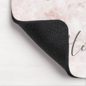 Girl Rose Gold Glitzer Tropfen Mouse Pad Mousepad (Ecke)