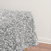 Girl Rose Gold Silver Glitzer Ombre Design Tischdecke (Beispiel)