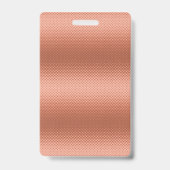 Girl Rose Gold VIP Access Event Abzeichen Ausweis (Rückseite)