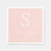 Girl-Rose Serviette (Vorderseite)