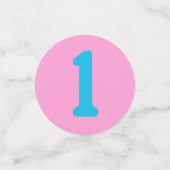 Girl Rubber Duck Personalisiert Geburtstag Confett Konfetti (Klein Vorderseite)