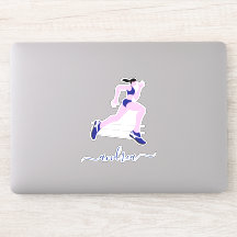 Girl-Running-Marathon-Runner Track Athlete Name