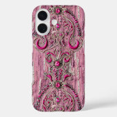 Girl Rustic Country Pink Stone Pink Denim Case-Mate iPhone Hülle (Rückseite)