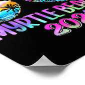 Girl’s Trip Myrtle Beach 2025 Summer Beach Weekend Poster (Ecke)