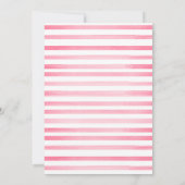 Girl Safari Animals Einladung (Rückseite)