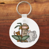 Girl Safari Schlüsselanhänger (Vorderseite)
