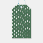 Girl Safari Wild Animals Drive by Baby Dusche Geschenkanhänger (Rückseite)