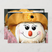 Girl Scarecrow Doll Postkarte (Vorne/Hinten)