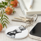 Girl-Schlüsselanhänger Schlüsselanhänger (Vorderseite rechts)