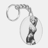 Girl-Schlüsselanhänger Schlüsselanhänger (Vorderseite links)