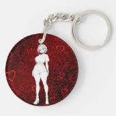 Girl-Schlüsselanhänger Schlüsselanhänger (Rückseite)