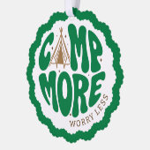 Girl Scout Camp More Worry Less Ornament Karte (Links)