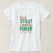 Girl Scout Cookie Dealer Custom T-Shirt (Design vorne)