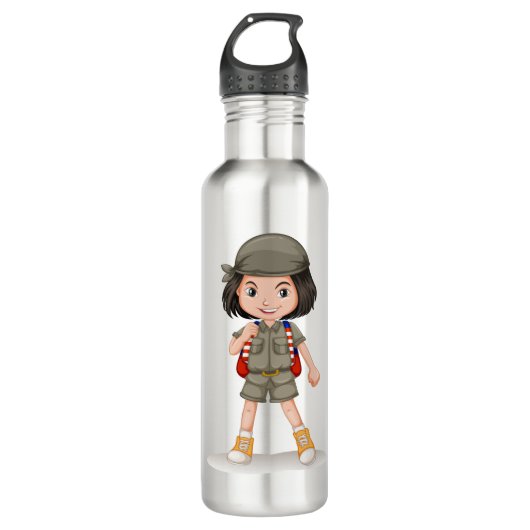 Girl-Scout Edelstahlflasche (Vorderseite)
