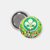 Girl Scout Honor Magnet (Vorderseite/Rückseite)
