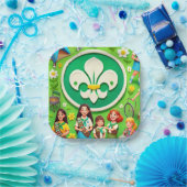 Girl Scout Honor Pappteller (Party)