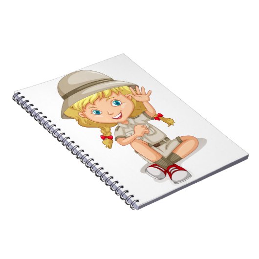 Girl Scout Notizblock (Rechte Seite)