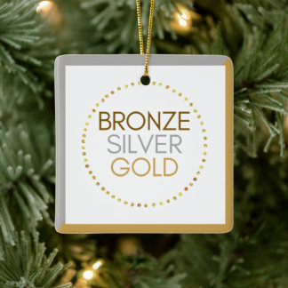Girl Scout Triple Metal Weihnachtsdekoration Keramikornament