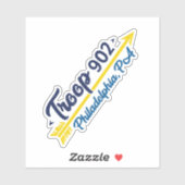 Girl Scout Troop Vinyl Sticker (Blatt)