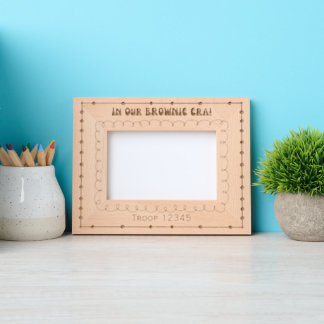 Girl Scouting in meiner Brownie-Zeit Geätzte Rahmen