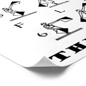 Girl Scouts Semaphore Chart Poster (Ecke)