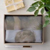 Girl Sewing, Bouguereau Seidenpapier (Geschenk)