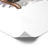 Girl Sewing Dolles Poster (Ecke)