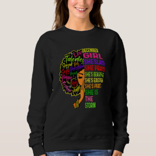 Girl She Slays & Prays Birthday Gi Sweatshirt