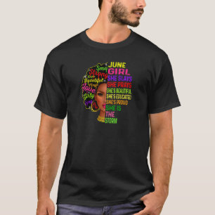 Girl She Slays & Prays Birthday Girls T-Shirt