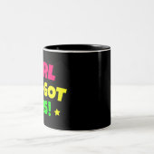 GiRL SIE DAS GOT Zweifarbige Tasse (Mittel)