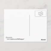 Girl-Silhouette -1 - Postkarte (Rückseite)