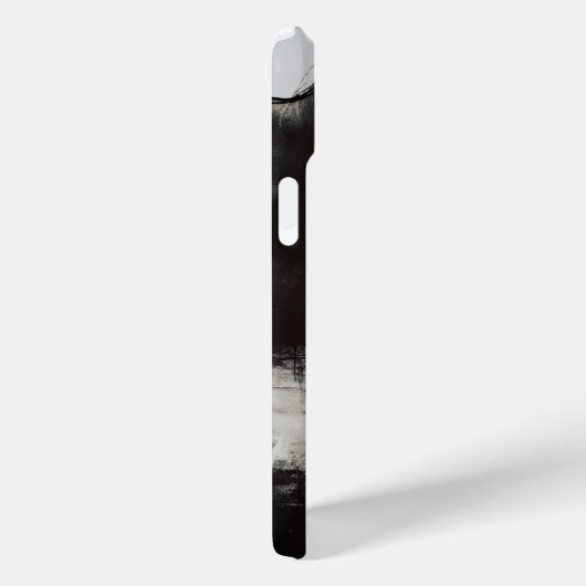 Girl Silhouette Landschaftlich Monochrome Fotokuns Case-Mate iPhone Hülle (Rückseite / Rechts)