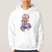 Girl Skateboarder Hoodie (Vorderseite)