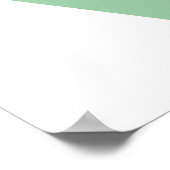 Girl Skateboarder Poster (Ecke)