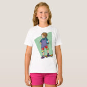 Girl Skateboarder T - Shirt (Vorne ganz)