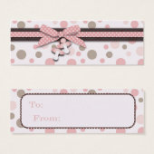 Girl Skinny Gift Tag (Vorne & Hinten)