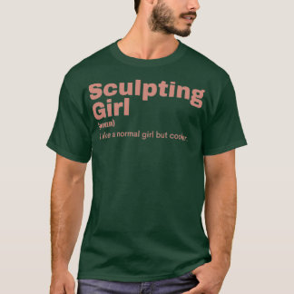 Girl-Skulptur T-Shirt