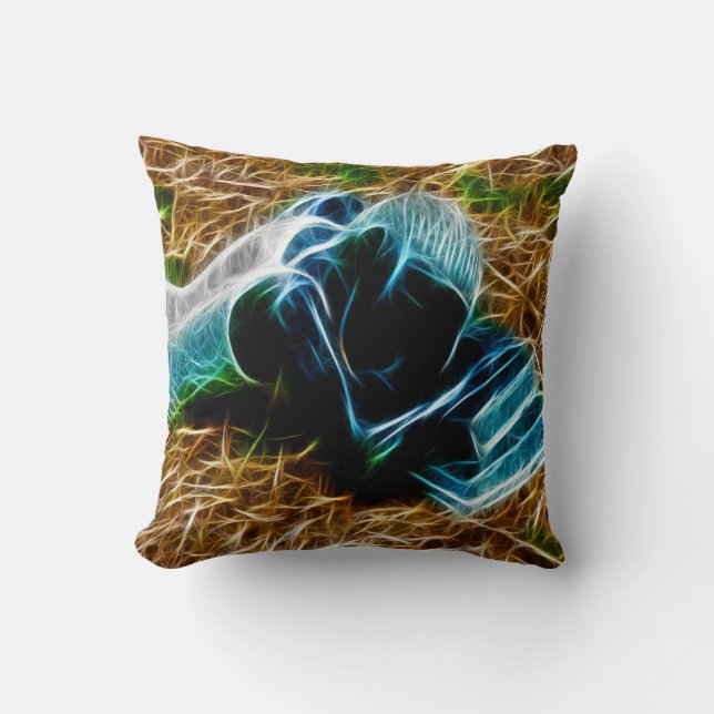 Girl Sleeping neben der Buchstudie lernen Kissen (Vorderseite)