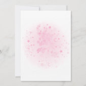  Girl Sleepover birthday party Einladung (Rückseite)