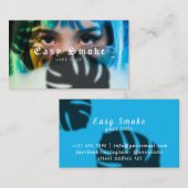 Girl Smoke Vape Shop Business Card Visitenkarte (Vorne/Hinten)