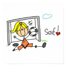 Girl Soccer Goal Keeper T - Shirt und Geschenke