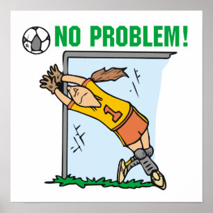 Girl Soccer Goalie T-shirts and Gifts Poster
